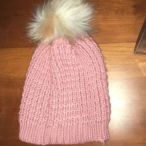 Knitted winter hat